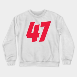 Mick Schumacher 47 - Driver Number Crewneck Sweatshirt